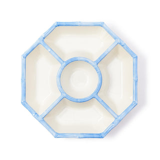 French Blue Bamboo Chip and Dip