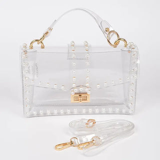 Clutch with Pearls