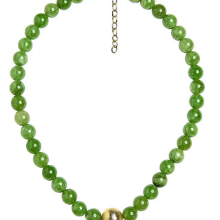 Winnie Quartz Beaded Necklace, Jade