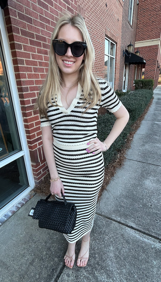 Seine Top, Black & Cream