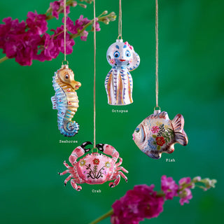 Metallic Octopus Ornament