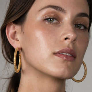 Lou Large Mesh Hoop