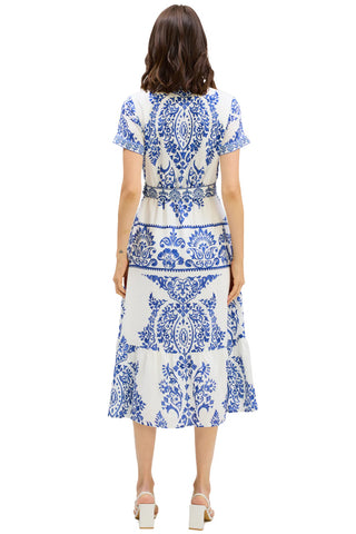 Lizzy Dress, Porcelain Print