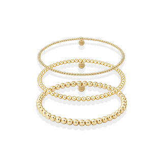 Paris Beaded Bracelet Trio Stack