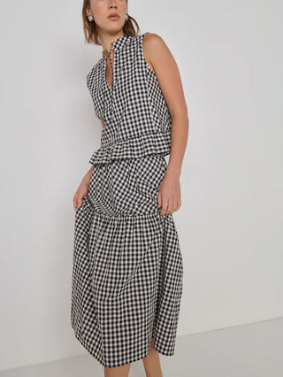 Liza Gingham Skirt
