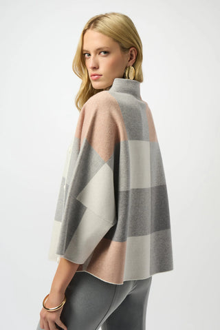 Plaid Jacquard Knit Top
