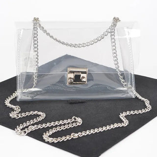 Glimmerlink Crossbody, Silver