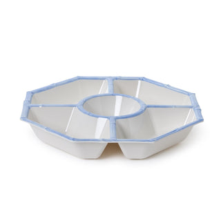 French Blue Bamboo Chip and Dip