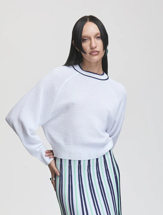 Deuce Dolman, Navy & White