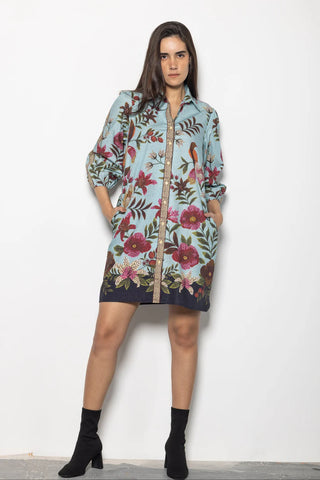 Ava Dress, Opal Mosaic