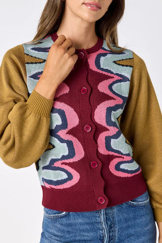 Colson Cardigan in Serpentine