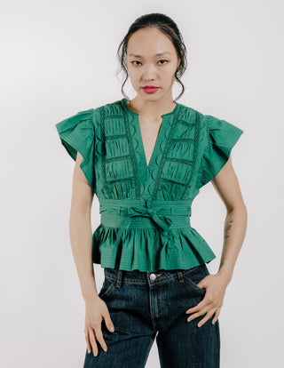 Madelyn Top, Follage Green