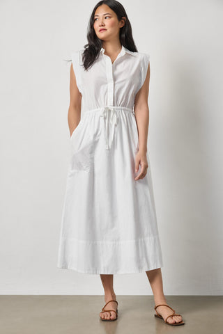 Gusset Sleeve Maxi Dress