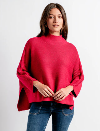 Cherry Red Boho Sweater