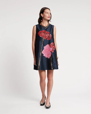 Alice Shift Dress Poppy in Navy