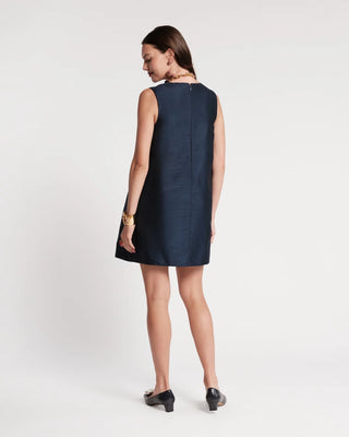 Alice Shift Dress in Poppy Navy