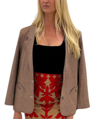 Cara Blazer, Plaid