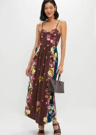 Mallory Midi, Chocolate Floral