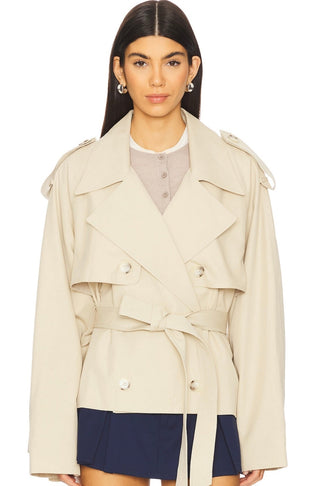 Noa Cropped Trench Coat