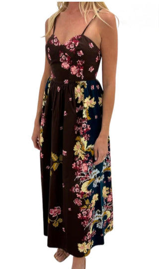 Mallory Midi, Chocolate Floral