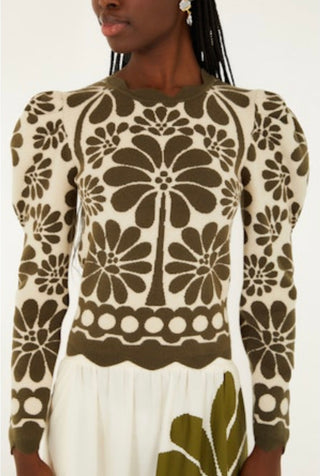 Palermo Green Knit Top