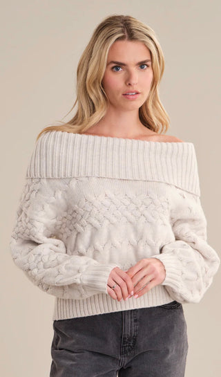 Maureen Cable Cowl Neck