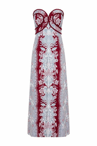 Hayden Midi in Frost Floral