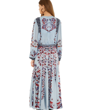 Marcelle Soft Blue Maxi Skirt
