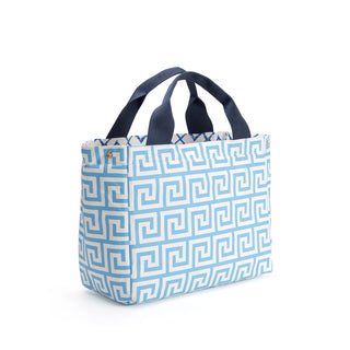Snap Tote, French Greek Key