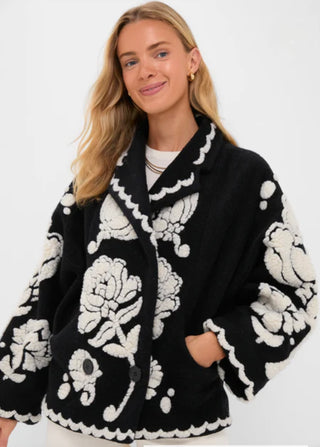 Fleece Coat, Floral