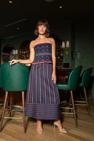 Hampton Midi, Navy Amora