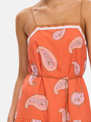 Ezra Maxi Dress in Coral