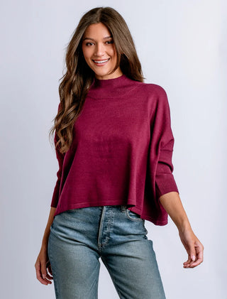 Aja Ortho Top in Bordeaux