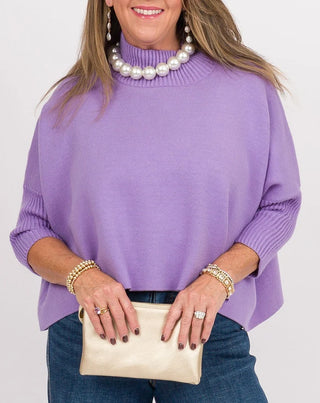 Aja Sweater in Lavender