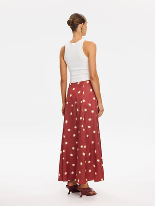 Saro Maxi Skirt, Brick