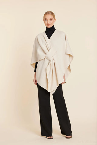 Beige Knit Wrap