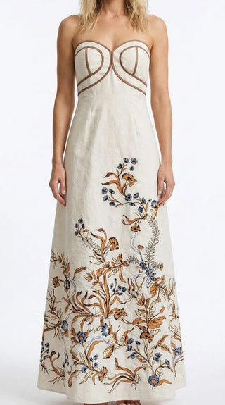 Hayden Midi, Ivory Faun Print