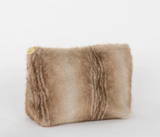 Cosmetic Bag in Faux Fur