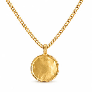 Catherine Medallion Necklace in Gold
