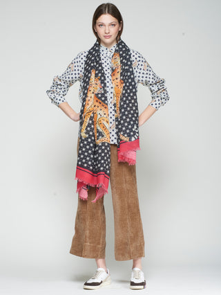 Long Scarf, Leopard