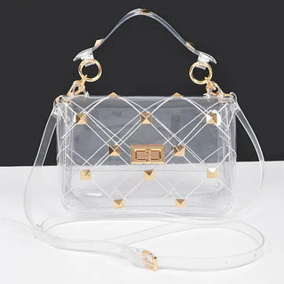 Studded Clear Bag