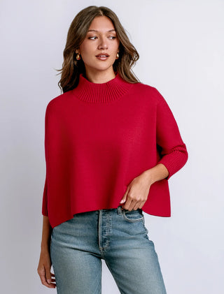 Aja Sweater in Scarlet