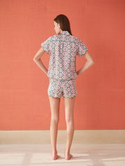 Garland Pink Scalloped PJ Short Set