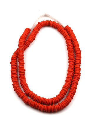 Long Trade Beads, Red