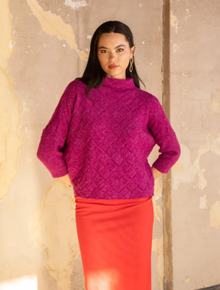Rowena Sweater in Orchid
