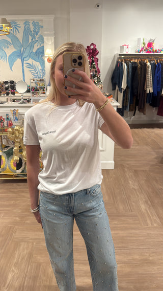 Favorite Daughter Chest Logo Tee