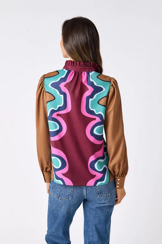 Lyla Blouse in Serpentine