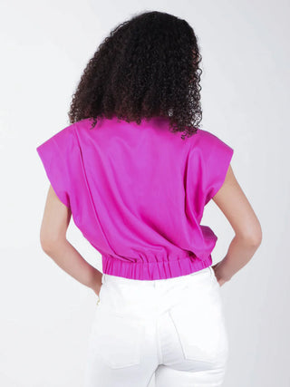 Evie Top, Raspberry Rose