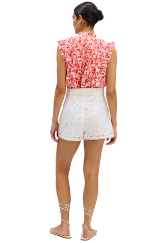 McKay Top, Red Floral