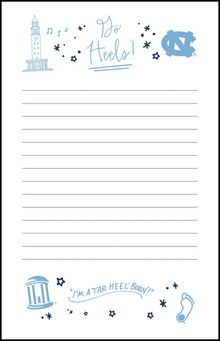 UNC Confetti Notepad
